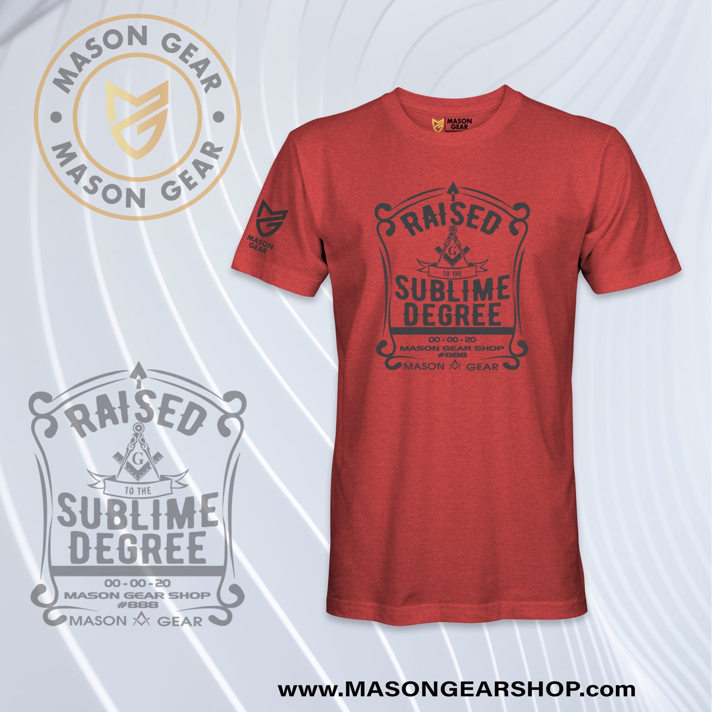 TROWEL t-shirt design -  Print your Raising date & Lodge name