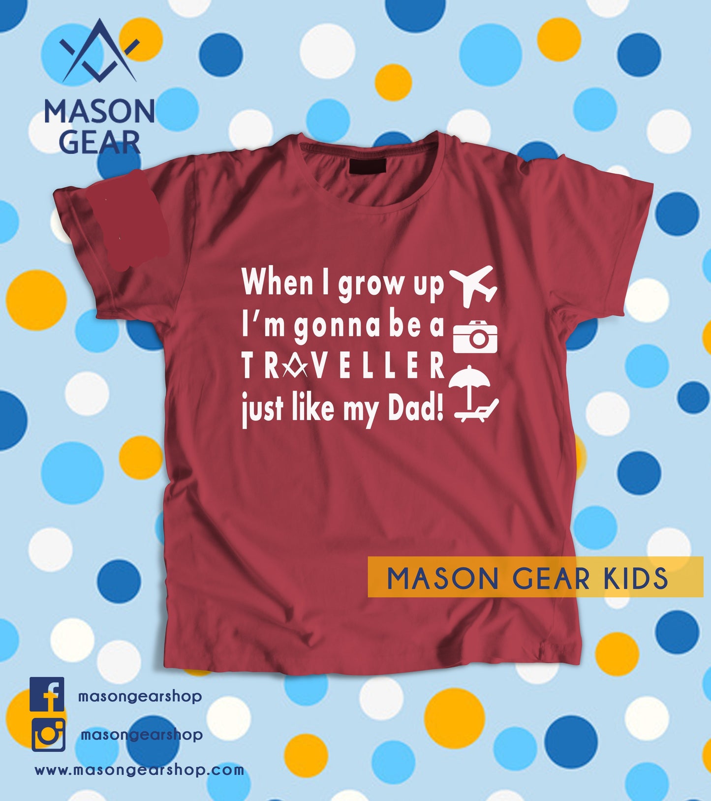 When I grow up Traveller - Youth tshirt