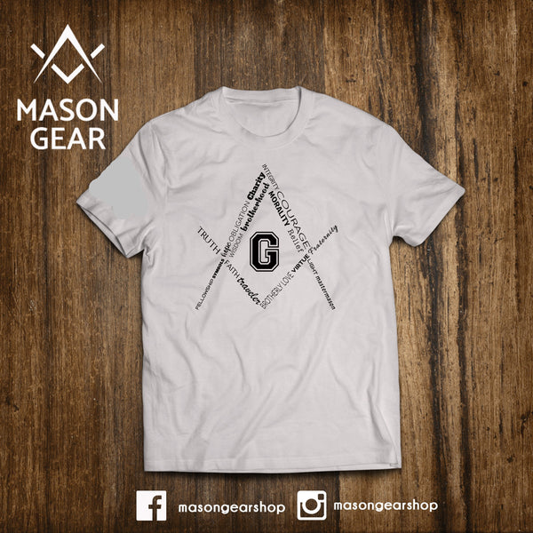The Square and Compass - tshirt - Mason Gear Shop