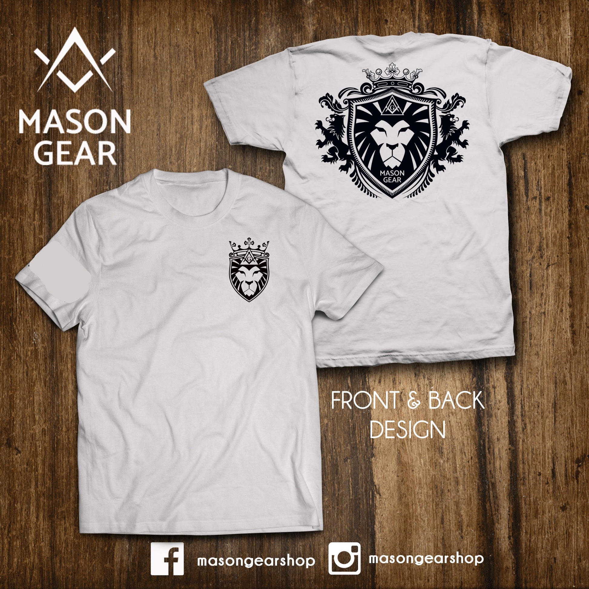 King Leo Design Tshirt - Mason Gear Shop
